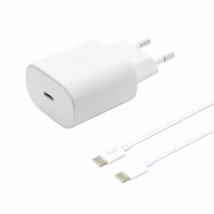 KUĆNI PUNJAČ +CLASS TIP C 25W ZA SAMSUNG BRZI + KABEL TIP C NA TIP C